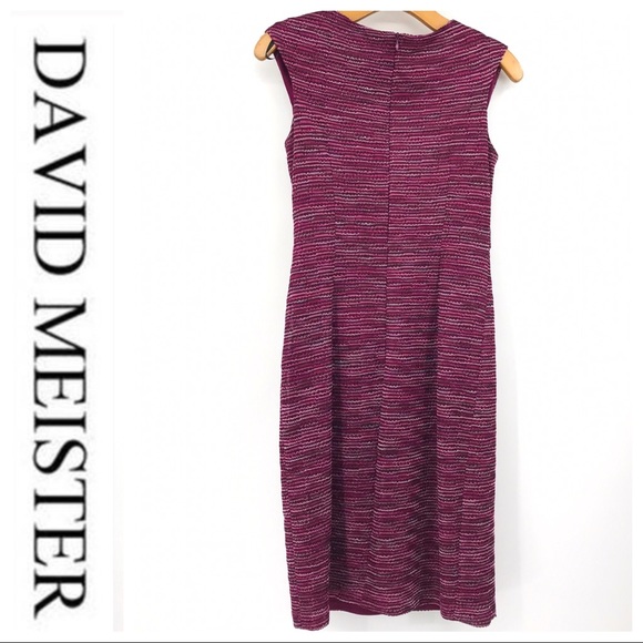 💕SALE💕David Meister Pink Side Gather Dress - Picture 2 of 8